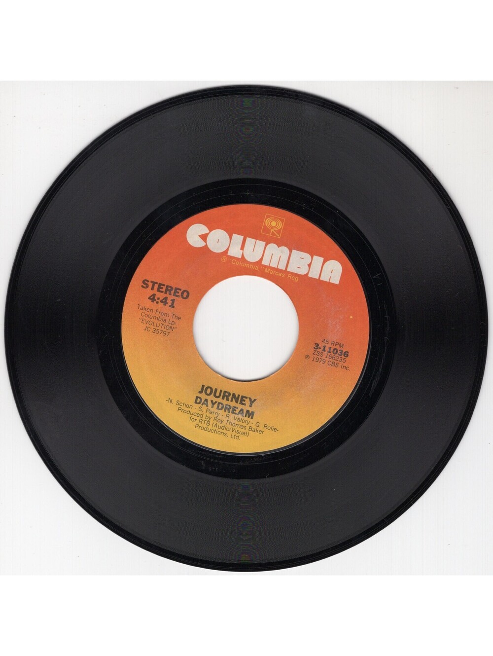 JOURNEY Lovin' Touchin' Squeezin' / Daydream Columbia 3-11036 45rpm Vinyl Record